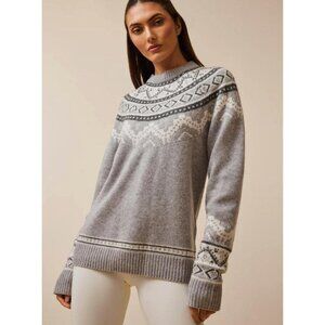 NWT Greyson Fair Isle Wool/Cashmere sweater